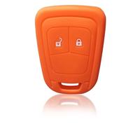 para Vauxhall para Opel para Astra J H Funda, Soporte De Silicona para Llaves, Funda para Llave De Coche De 2 Botones, Accesorios, Carcasa Protectora(Orange)