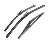 Para Vauxhall Para Opel Para Corsa 2006-2014 Escobillas Limpiaparabrisas Delanteras Y Traseras 26" 16" 12"(2x Front 1x Rear)