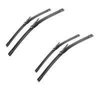 Para Vauxhall Para Opel Para Corsa 2006-2014 Escobillas Limpiaparabrisas Delanteras Y Traseras 26" 16" 12"(4x Front wiper)