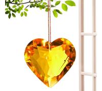 para Ventana - Decoraciones Colgantes pequeñas para Ventana - de Pared Colgante para Oficina y Dormitorio con Prisma en corazón