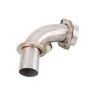 Para Vespa GTS 125 250 300 2007-2017 2018 2019 2020 Motocross Tubo De Escape Medio Acero Inoxidable Accesorios De Motocicleta(1)