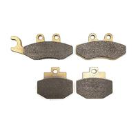 Para VESPA GTS300 Ie/Super/Super Sport (Non ABS) 08-15 GTS300ie Touring Non ABS 11-16 Pastillas De Freno Delanteras Y Traseras Sinterizadas De Metal Para Motocicleta