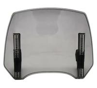 para Vespa para GTS125 para GTS250 para GTS300 Parabrisas Motocicleta con Extensión Alerón Ajustable Abrazadera(Gray)