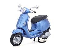Para Vespa Primavera 150 1:12 Modelo De Scooter Ornamento Réplica De Motocicleta Clásica Fundición A Presión Estática Recoger Recuerdos Regalo Multicolor(Blue)