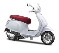 Para Vespa Primavera 150 1:12 Modelo De Scooter Ornamento Réplica De Motocicleta Clásica Fundición A Presión Estática Recoger Recuerdos Regalo Multicolor(White)