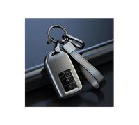 para Vezel para City para Civic para Jazz para BRV para HRV Llavero Funda Protectora para Llaves De Coche Funda Llave(4 btns Grey Keychain)