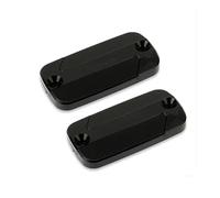Para VFR 800 VFR800 VFR800X VFR800F Para Crosstoure Depósito Líquido Freno Delantero Moto Tapa Taza Aceite Cubierta Cilindro Maestro Tapa tanque combustible motocicleta(1 par negro)