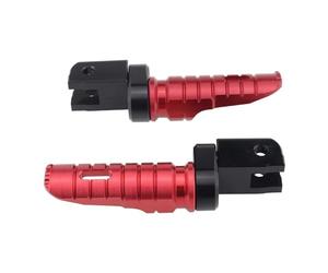 Para VFR1200F 2010-2021 VFR1200X 2012-2021 VFR800F 2014-2021 VTR250 2009-2013 Reposapiés De Ampliación Delantera Ajuste De Motocicleta Reposapiés Pedales Reposapiés(Rojo)