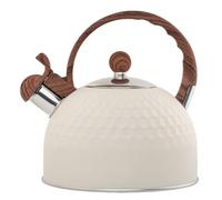 para vitrocerámica,2,5L silbadora con Mango ergonómico,Hervidor de agua silbador para fogón | para Jardines, Porches, Cocina, Dormitorio, Picnic, Apartamento, Patio