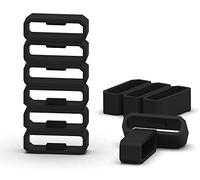 Para VivoSmart HR cierre anillo funda Loop de repuesto, chofit Keeper cierre (10 unidades) de silicona para Garmin Vivosmart HR