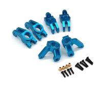 Para Vkar 1/10 Copa De Dirección De Metal Trasera Transpose C Para Juego De Asiento RC 4WD Control Remoto Piezas Y Accesorios De Coche Actualización Reemplazo Y Uso RC DireccióN Copa(Blue)