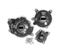 para VOGE DS900X 2023-2024 Cubierta Protectora Motor Motocicleta Funda Conjunto Protección Pulso Caja Cambios Embrague Protectores del Cilindro Maestro(One Set Carbon-Look)