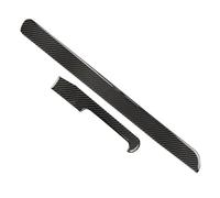 Para Volkswagen Para Golf 6 Para GTI R MK6 2008-2012 Cubierta Protectora Fibra Carbono Para Consola Central Accesorios Para Coche Consola(Black(RHD))