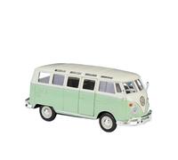 para Volkswagen T1 Bus Van Samba Travel Bus 1:24 Aleación De Fundición A Presión Modelo De Coche De Lujo Simulación Decoración del Hogar Regalos(Green)