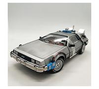 para Volver Al Futuro Vehículo 1 18 Aleación Fundida A Presión Parte 3 Máquina del Tiempo Delorean DMC-12 Modelo De Coche No Control Remoto Modelos