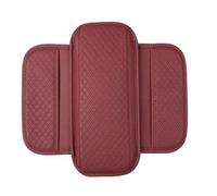 Para Volvo C30 C70 S80 V70 XC70 Cojín De Reposabrazos Funda Protección Para Consola Central Caja Automático Bolsillo Almacenamiento Fundas reposabrazos automóvil(ROJO)
