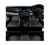 para Volvo EX30 2023-2025 Alfombrillas Cuero Piso Alfombrillas Cuero Alfombras Juego Completo Almohadillas Los Pies Alfombrillas Impermeables Los Pies(Black Red,RHD)