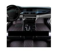 para Volvo EX30 2023-2025 Alfombrillas Cuero Piso Alfombrillas Cuero Alfombras Juego Completo Almohadillas Los Pies Alfombrillas Impermeables Los Pies(Black Red,LHD)