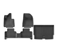 para Volvo EX30 2024 2025 Volante Izquierda Derecha Alfombrillas TPE Maletero Revestimiento Carga Impermeable Todo Tipo Clima Protector Respaldo Alfombrilla Maletero Cubremaletero(4PCS LHD Set)