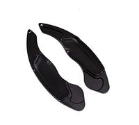 Para Volvo Para S60 Para V40 Para XC60 Para T5 Para T6 Para S80 Para XC70 Para V40 Para V60 Aluminio Reacondicionamiento Volante Paletas Extensión(Black)