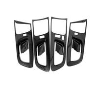 Para Volvo Para XC60 2018-2020 Cubierta Panel Control Navegación Con Patrón Fibra Carbono Marco Embellecedor ABS Interiores Embellecedor(Inner Door Bowl)