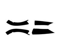 para Volvo S60 V60 2020-2023 Difusor De Parachoques Delantero Y Trasero para Coche(Front Rear Black)