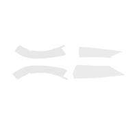 para Volvo S60 V60 2020-2023 Difusor De Parachoques Delantero Y Trasero para Coche(Front Rear White)