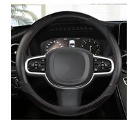 para Volvo XC40 XC60 XC90 V40 S90 S80 S60 S40 Cubiertas Volante Interior Coche Cuero Fibra Carbono Protector para Volante Antideslizante Funda Volante(Negro)