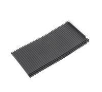 Para Volvo XC60 2009-2017 S60 S60L 2011-2019 Consola Central Persianas Correderas Portavasos Cubierta Ciega Enrollable 39868873 Guantera apoyabrazos central(NEGRO)