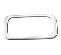 Para Volvo XC60 2018 2019 2020 2021 Embellecedor Panel Portavasos Reposabrazos Del Asiento Trasero Acero Inoxidable Accesorios Para Interior Coche(A Silver)