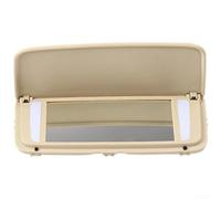 Para Volvo XC60 XC90 V70 XC70 S80 Cubierta de espejo de visera solar para modelos de 2004 a 2014 por línea y generación de vehículos (beige)