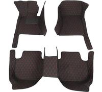 para Volvo Xc90 2015 2016 2017 2018 2019 2020 Alfombrillas De Cuero para El Suelo del Coche Personalizadas(Black Red)