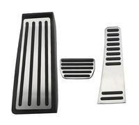 Para Volvo XC90 2017 2018 2019 2020 2021 Pedales Coche Acelerador Freno Gas Reposapiés Cubierta Pedales Accesorios Cubierta almohadilla pedal embrague freno(3 piece AT with rest)