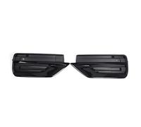 Para Volvo XC90 2020 2021 Parachoques Delantero Faros Antiniebla Embellecedor Marco Rejilla Tapa Bisel Capó 31663514 31663515(Black,Pair)