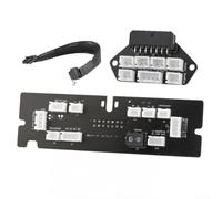 Para Voron V0.1 Placa de buje umbilical para impresora 3D - Interfaz de señal y alimentación integrada, PCB modular + diseño adaptador, extremo caliente/cama/ventilador/motor/cobertura de interruptor