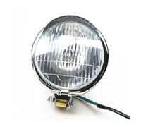 para Vstar para XV para XVS para Virago para Chopper para Cruiser Motocicleta Faro De Acero Cromado De 5,5" Faros Delanteras