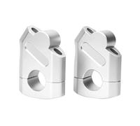 para Vstrom 650 para Vstrom650 7/8 "22mm Elevador De Manillar De Motocicleta Abrazadera Elevada Adaptador De Montaje De Movimiento Trasero Moto Manillar Riser(Silver)