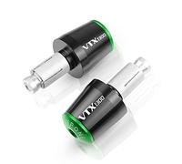 para VTX1300 1300 vtx Motocicleta 22mm 7/8 "Manillar empuñaduras de Goma Accesorios Vtx 1300C 2004 2006 2005 2007 2008(Green,B)