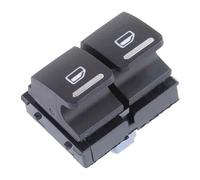 Para VW B&eetle Cabrio 2013-2019 Elevalunas Eléctrico Negro Interruptor Único Botón Pulsador Mecánico Operación Manual 5C5959857A Mando Botonera Elevalunas