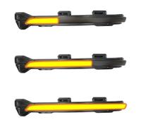 para VW Golf Mk7 7.5 7 para GTI R 2016 2017 2018 Intermitente dinámico Espejo retrovisor Luz indicadora Luces indicadoras Laterales dinámicas (Amarillo)