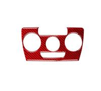 para VW Jetta, Panel de CD de Aire Acondicionado, Cubierta Decorativa, Panel de Consola Central, Cubierta Decorativa, Panel de Control de CD de Coche (Panel Rojo)