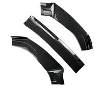 Para VW Para 7 Para MK7 Para GTI Para GTD 2013 2014 2015 2016 2017 Difusor Parachoques Alerón Kits Carrocería Coche 3PCS Splitter Lip(Fiber Look)