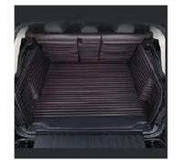 para VW para Atlas para Teramont 2017-2019 Estera Cuero para Maletero Coche Forro Carga Accesorios Interiores Alfombrilla Trasera Maletero(Negro Rojo)