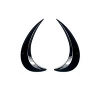 Para VW Para Beetle 2012 2013 2014 2015 2016 2017 2018 Faros Coche Cejas Faro Tapa Párpados Adornos Accesorios Ceja faro coche(Negro brillante)