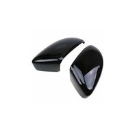 Para VW Para CC Para EOS Para Jetta 2012-2015Reemplazo Cubierta Tapa Espejo Retrovisor Lateral Negro Brillante Izquierdo Y Derecho Carcasas Espejo Retrovisor(Negro brillante)