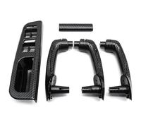 Para VW Para G&olf 4 MK4 Para 1999-2004 Para B&ORA 2008-2012 LHD Juego Manijas Agarre Para Puerta Delantera Trasera Izquierda Derecha Manijas Interiores(Carbon Fiber 8pcs)