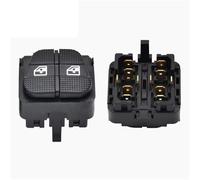 Para Vw Para Golf 1992-1998 Interruptor Control Ventana Piezas Automóvil LED Luz Fondo Verde Ventanilla Eléctrica Interruptor Mando Elevalunas(12 Pins)