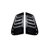 Para VW Para Golf 4 Para MK4 1997-2002 Persianas Triangulares Traseras Cubierta Protectora Pegatinas Persiana Ventana Vidrio Trasero Alerón Ventana Trasera(Glossy Black)
