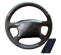 para VW para Golf 4 para MK4 1998-2004 para Passat B5 1996-2005 Cubierta Trenzada De Cuero para Volante Coche Antideslizante Protector Cubiertas Volante(Blue Thread)