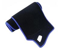 Para VW Para Golf 5 MK5 1K 2004 2005 2006 2008 2009 Accesorios Estera Antideslizante Almohadilla De La Cubierta Del Tablero Parasol Alfombra Dashmat(Polyester Blue Edge,LHD)